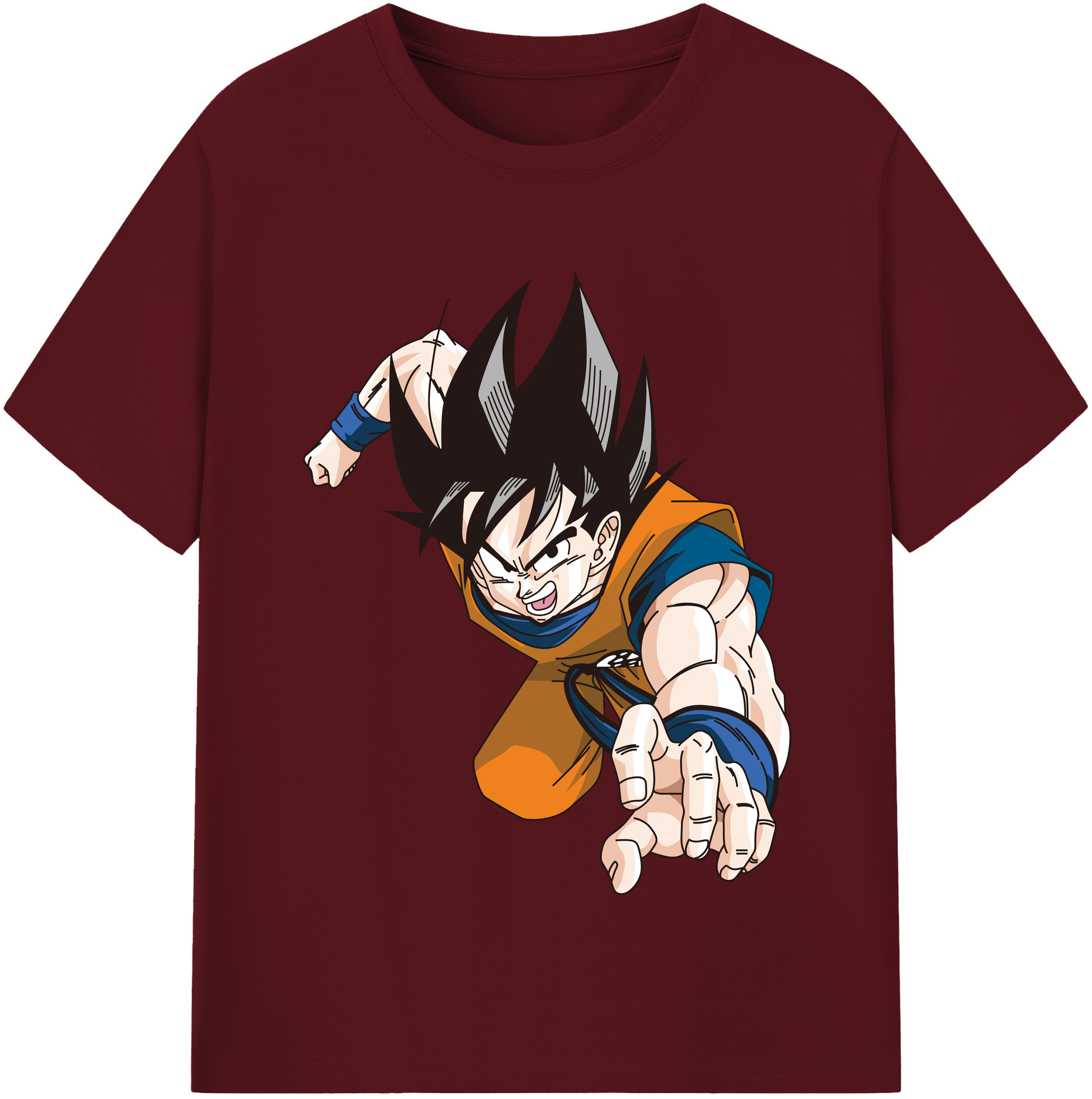 （画像用） ドラゴンボール 孫悟空（そん ごくう）Son Goku カカロット DRAGON BALL Kakarotto 綿100％半袖Tシャツ（フロントプリント）